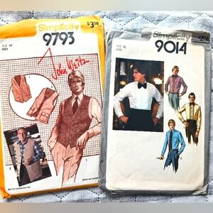 1979, 80 Mens Tux Shirt, Tie, Cummerbund & Vest